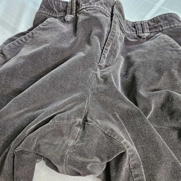 Dockers women's mid-rise dark gray boot cut corduroys size 14 short - Picture 6 of 10